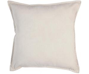 Homemaison Coussin Uni Déhoussable Polyester Ivoire 45 cm