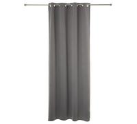 HomeMaison Paire de Rideaux Occultant, Polyester, Gris, 240x135 cm