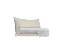 Homemania Ensemble de draps Double 1 - Gris, Crème - 180 x 300 cm