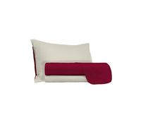 Homemania Ensemble de draps Double - Bordeaux, crème - 180 x 300 cm