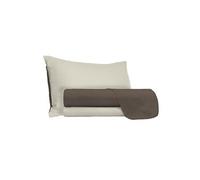 Homemania Ensemble de draps Double - Marron, Crème - 150 x 300 cm