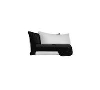 Homemania Ensemble de draps Double - Noir, Gris - 240 x 300 cm