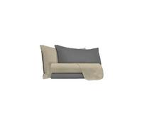 Homemania Ensemble de draps Double - Tourterelle, Gris - 240 x 300 cm