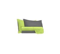 Homemania Ensemble de draps Simple - Vert, Gris - 240 x 300 cm