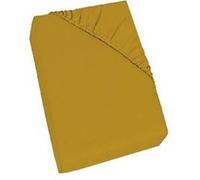 Homemania Feuille avec coins Simple - Jaune - 170 x 200 cm Jaune G