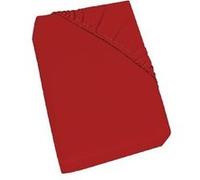 Homemania Feuille avec coins Simple - Rouge - 120 x 200 cm Rouge G