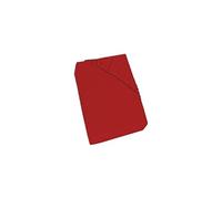 Homemania Feuille avec coins Simple - Rouge - 90 x 200 cm