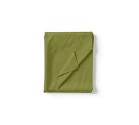 Homemania Fiche Two - Double, Couleur Unie - pour Le Lit - avec Taie d'oreiller Vert en Coton, 240 X 290cm