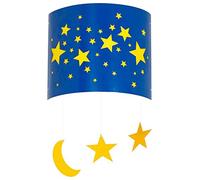 Homemania HOMAX_4227 Applique murale Starlight Bleu, Jaune Métal Plastique 22 x 10 x 26 cm