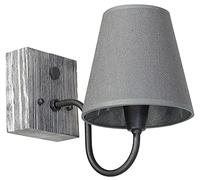 Homemania HOMAX_4558 Applique murale Gru en métal, bois, tissu, 15 x 27,5 x 22 cm