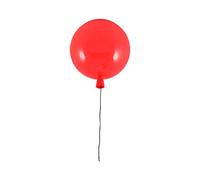 Homemania Lampe de plafond ronde murale Balloon - Rouge - 30 x 30 x 33 cm - 1 x 24 W - E27