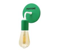 Homemania Lampe Murale Drop - Applique - Vert, Blanc, Noir en Métal, Bois, 12 X 12 X 17 cm, 1 X E27, Max 100W