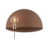 Homemania Lampe Murale Shelfie, Applique, cuivre en métal, 50 x 25 x 25 cm, 1 x E27, 100 W