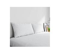Homemania Taies d'oreillers Simple - Blanc - 52 x 0,5 x 82 cm