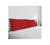 Homemania Taies d'oreillers Simple - Rouge - 52 x 0,5 x 82 cm