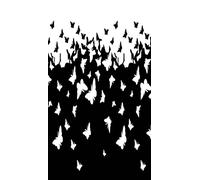 Homemania Tapis imprimé, 25% Polyester, 75% Coton, Blanc, Noir