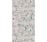 Homemania Tapis imprimé, 25% Polyester, 75% Coton, Multicolore