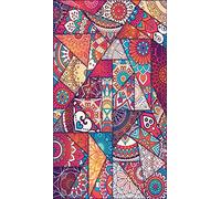 Homemania Tapis Imprimé Mandala Mosaic 1 - Géométrique - Décoration De Maison - Antidérapant - Pour Salon, Séjour, Chambre À Coucher - Multicolore En Polyester, Coton, 60 X 100 Cm