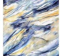 Homemania Tapis Imprimé Beautiful Leaves - Résumé - Décoration de Maison - Antidérapants - pour Salon, Séjour, Chambre à Coucher - Multicolore en Polyester, Coton, 100 X 150cm