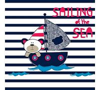 Homemania Tapis Imprimé Catch The Sea - pour Les Enfants - Décoration de Maison - Antidérapants - pour Salon, Séjour, Chambre à Coucher - Multicolore en Polyester, Coton, 100 X 150cm