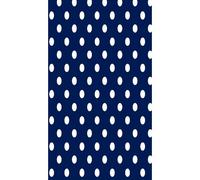 Homemania Tapis Imprimé Classic Dots 1 - Géométrique - Décoration De Maison - Antidérapant - Pour Salon, Séjour, Chambre À Coucher - Bleu, Blanc En Polyester, Coton, 60 X 100 Cm