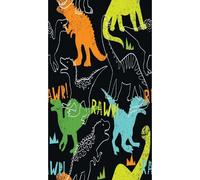 Homemania Tapis Imprimé Dinosaurs 1 - Pour Les Enfants - Décoration De Maison - Antidérapants - Pour Salon, Séjour, Chambre À Coucher - Multicolore En Polyester, Coton, 60 X 100 Cm