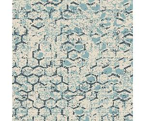 Homemania Tapis Imprimé Feel The Texture - Géométrique - Décoration de Maison - Antidérapant - pour Salon, Séjour, Chambre à Coucher - Multicolore en Polyester, Coton, 100 X 200cm