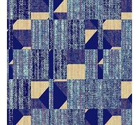 Homemania Tapis Imprimé Noble Stance - Géométrique - Décoration de Maison - Antidérapant - pour Salon, Séjour, Chambre à Coucher - Multicolore en Polyester, Coton, 80 X 120cm