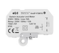 Homematic IP Actionneur de commutation et de mesure 16A encastré HmIP-FSM16