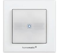 Homematic IP Smart Home 152020A0 - Acteur de commute pour interrupteur de marque, avec lumière de signal, deux boutons éclairés,des appareils et des lumières via de l'app, Alexa et Google