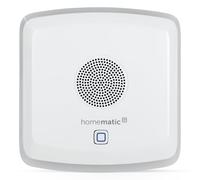 Homematic IP Smart Home 152348A0 Combi Signalisation Acoustique + Optique Gong pour Sonnette de Porte sans câble, Fonctionne avec Piles, réglage par Application, Alexa et Google Assistant,