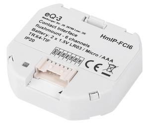 HOMEMATIC IP Smart Home 153501A0 Interface de contact encastrée, sextuple