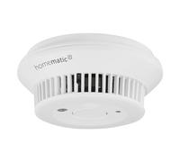 Homematic IP Détecteur de fumée 156587A0 – Q‑Label LED, sirène 85 dB, sans fil, blanc