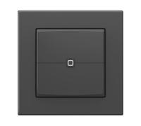 Homematic IP Variateur universel - Bouton poussoir anthracite | Intensité d'éclairage confortable par simple pression d'un bouton