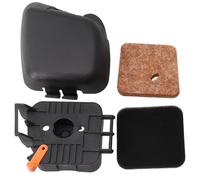 Homeponnew Boîtier de couvercle de filtre à air pour STIHL FS55 HS45 FS45 FS46 FS55C, pièce de rechange 42281402852, boîtier d'étranglement en plastique avec tampon inclus