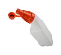 Homeponnew Bouteille de mélange d'huile professionnelle pour moteur à 2 temps avec échelle de mesure précise Blanc 1 litre