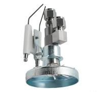 Homeponnew Kit de buse de brûleur d'huile usée en acier inoxydable pour chauffage industriel, siphon atomiseur avec anneau de flamme pour huile lourde diesel, pointes de 0,8 mm, 1,0 mm, 1,5 mm, 2 mm