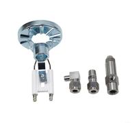 Homeponnew Kit de buse de brûleur d'huile usée en acier inoxydable pour chauffage industriel, siphon atomiseur avec anneau de flamme pour huile lourde diesel, pointes de 0,8 mm, 1,0 mm, 1,5 mm, 2 mm