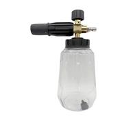 Homeponnew Pistolet à mousse à neige pour Kärcher série K (K2-K7), canon à mousse de 1 l avec buse réglable, robuste et étanche, pour un nettoyage efficace du véhicule, transparent
