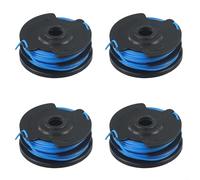 Homeponnew RAC109 Lot de 4 bobines de fil de rechange pour débroussailleuse électrique RLT5030S et RLT4025, bobine d'alimentation automatique double ligne, diamètre 1,5 mm