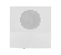 Homeponnew Sonnette filaire CC 12 V avec 38 sons, sonnette électronique pour contrôle d'accès de sécurité à domicile, haut-parleur haut niveau intégré, sortie sonore 90 dB, montage mural, blanc