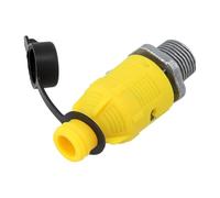 Homeponnew Vanne de vidange d'huile 125-508 pour tondeuse à gazon et tracteur Cadet, Troy-Bilt & Tecumseh - Alliage de zinc + construction PC, filetage 3/8"-18 NPTF