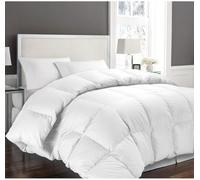 HOMEROKK Couette 240 X 260 cm Blanche 450GR/M² Microfibre Douce - Qualité supérieure - (2 Places)