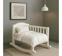 HOMEROKK Couette Bébé 70 X 120 cm Blanche 450GR/M² Microfibre Douce - Qualité supérieure