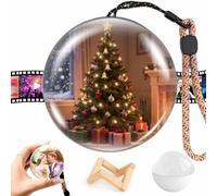 Homesally Memory Orb Ball, Lecteur Vidéo Boule de Cristal, Lampe Orbe de Mémoire Numérique avec 4 Go de Mémoire, Cadeau Personnalisé Créatif 3D pour Anniversaires Noël Souvenir,Blanc,WiFi