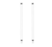 Homesally Pack de 2 Tubes fluorescents de 14W, T5 Blanc Froid 4000K, Taille 563mm, Tube éclairage à Base G5 à Faible consommation d'énergie, lumière d'urgence économisante,2 pcs