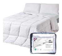 HOMESCAPES Couette Hiver 230x220 cm, Couette Chaude en Soie de Mûriers, 13.5 Tog