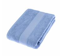 HOMESCAPES Drap de Bain en 100% Coton Turc - Ultra Doux et Absorbant - 500 g/m² - Bleu Clair - 100 x 150 cm