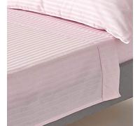 HOMESCAPES Drap Plat en Percale de Coton égyptien 330 Fils, Drap de lit Violet 270 x 300 cm