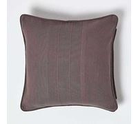 HOMESCAPES Housse de Coussin en Coton Gris Rajput, Housse de Coussin 45x45 cm